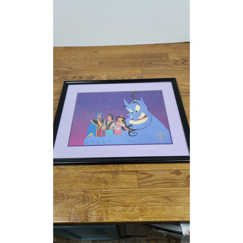 Vintage Disney Aladdin Exclusive Commemorative Lithograph 1996 - Picture 2 of 6